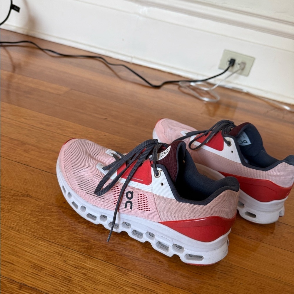On Running Shoes in Red/Pink